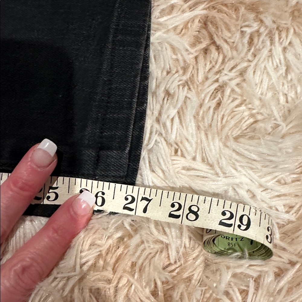 Tory Burch Black Straight Leg Jeans - Picture 6 of 10